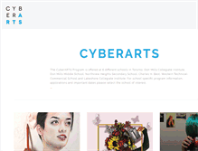 Tablet Screenshot of cyberarts.ca